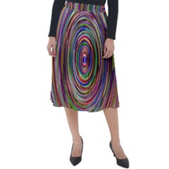 Vectors Background Classic Velour Midi Skirt 