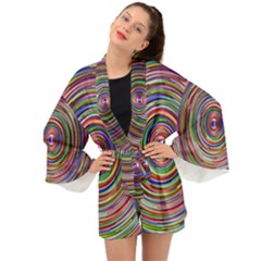 Vectors Background Long Sleeve Kimono by Dutashop