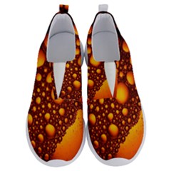 Bubbles Abstract Art Gold Golden No Lace Lightweight Shoes