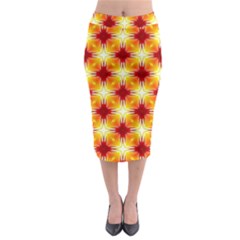 Background Boxes Seamless Midi Pencil Skirt by Dutashop