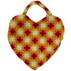 Background Boxes Seamless Giant Heart Shaped Tote