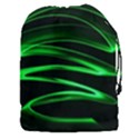 Green Light Painting Zig-zag Drawstring Pouch (3XL) View1