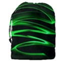 Green Light Painting Zig-zag Drawstring Pouch (3XL) View2