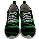 Green Light Painting Zig-zag Mens Athletic Shoes View1