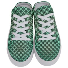 Pattern Texture Geometric Pattern Green Half Slippers