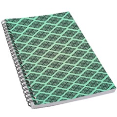 Pattern Texture Geometric Pattern Green 5 5  X 8 5  Notebook