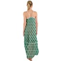 Pattern Texture Geometric Pattern Green Cami Maxi Ruffle Chiffon Dress View2