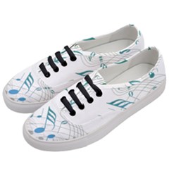 Music Notes Women s Classic Low Top Sneakers