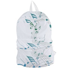 Music Notes Foldable Lightweight Backpack by Dutashop