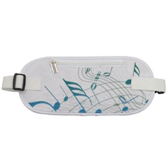 Music Notes Rounded Waist Pouch