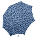 Blue Pattern Scrapbook Hook Handle Umbrellas (Medium) View2