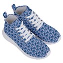 Blue Pattern Scrapbook Women s Lightweight High Top Sneakers View3