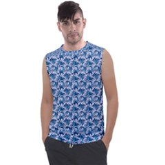 Blue Pattern Scrapbook Men s Regular Tank Top by Dutashop