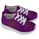 Pattern Texture Geometric Patterns Purple Kids  Lightweight Sports Shoes View3