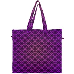 Pattern Texture Geometric Patterns Purple Canvas Travel Bag