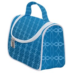 Background Texture Pattern Blue Satchel Handbag