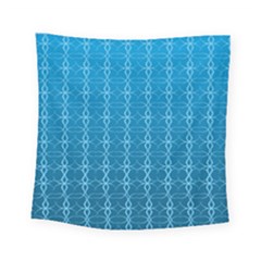 Background Texture Pattern Blue Square Tapestry (small) by Dutashop