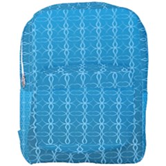 Background Texture Pattern Blue Full Print Backpack