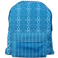 Background Texture Pattern Blue Giant Full Print Backpack