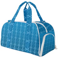 Background Texture Pattern Blue Burner Gym Duffel Bag by Dutashop