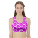 Hexagon Windows  Sports Bra with Border View1