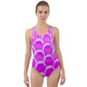 Hexagon Windows  Cut-Out Back One Piece Swimsuit View1