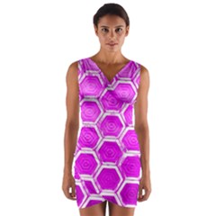 Hexagon Windows  Wrap Front Bodycon Dress by essentialimage365