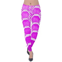 Hexagon Windows  Velvet Leggings by essentialimage365