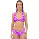 Hexagon Windows  Double Strap Halter Bikini Set View1