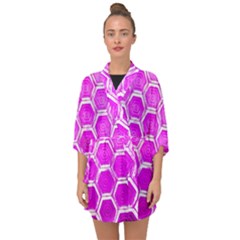 Hexagon Windows  Half Sleeve Chiffon Kimono by essentialimage365