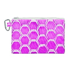 Hexagon Windows  Canvas Cosmetic Bag (large) by essentialimage365