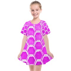 Hexagon Windows  Kids  Smock Dress by essentialimage365