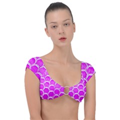 Hexagon Windows  Cap Sleeve Ring Bikini Top by essentialimage365