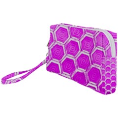 Hexagon Windows  Wristlet Pouch Bag (small) by essentialimage365