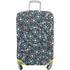 Intricate Texture Ornate Camouflage Pattern Luggage Cover (large) by dflcprintsclothing