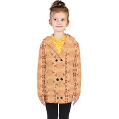 Background Wallpaper Brown Kids  Double Breasted Button Coat