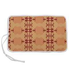 Background Wallpaper Brown Pen Storage Case (l)