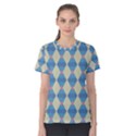 Pattern Texture Chevron Women s Cotton Tee View1