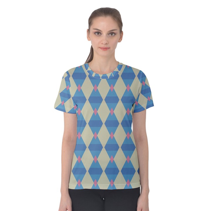 Pattern Texture Chevron Women s Cotton Tee