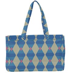 Pattern Texture Chevron Canvas Work Bag