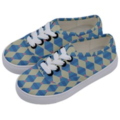 Pattern Texture Chevron Kids  Classic Low Top Sneakers by Dutashop