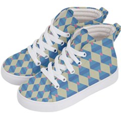 Pattern Texture Chevron Kids  Hi-top Skate Sneakers