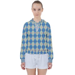 Pattern Texture Chevron Women s Tie Up Sweat