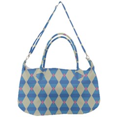 Pattern Texture Chevron Removal Strap Handbag