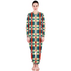 Texture Plaid Onepiece Jumpsuit (ladies)  by Dutashop