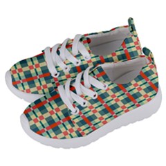 Texture Plaid Kids  Lightweight Sports Shoes