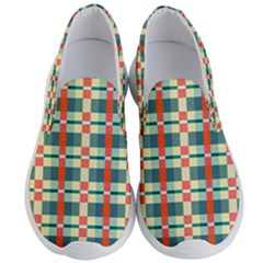 Texture Plaid Men s Lightweight Slip Ons