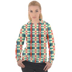 Texture Plaid Women s Overhead Hoodie