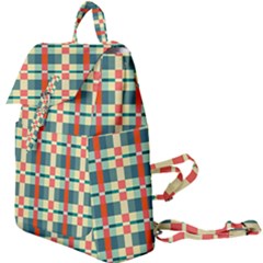 Texture Plaid Buckle Everyday Backpack by Dutashop