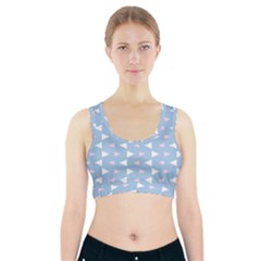 Pattern 3d Sports Bra With Pocket